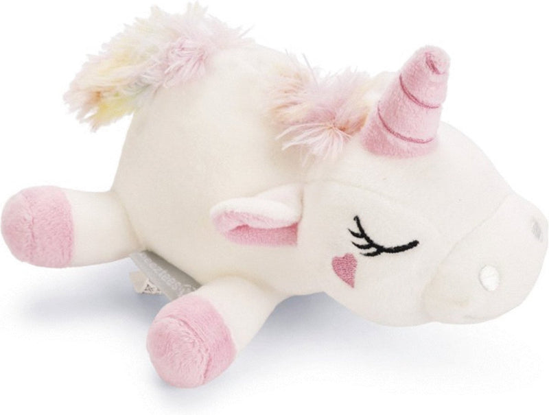 Beeztees Cachorro Perro Peluche Unicornio Owen - Juguete para Cachorros - Peluche para Cachorros - Juguete para Perros - Blanco 18 x 15 x 11,5 cm - Perro