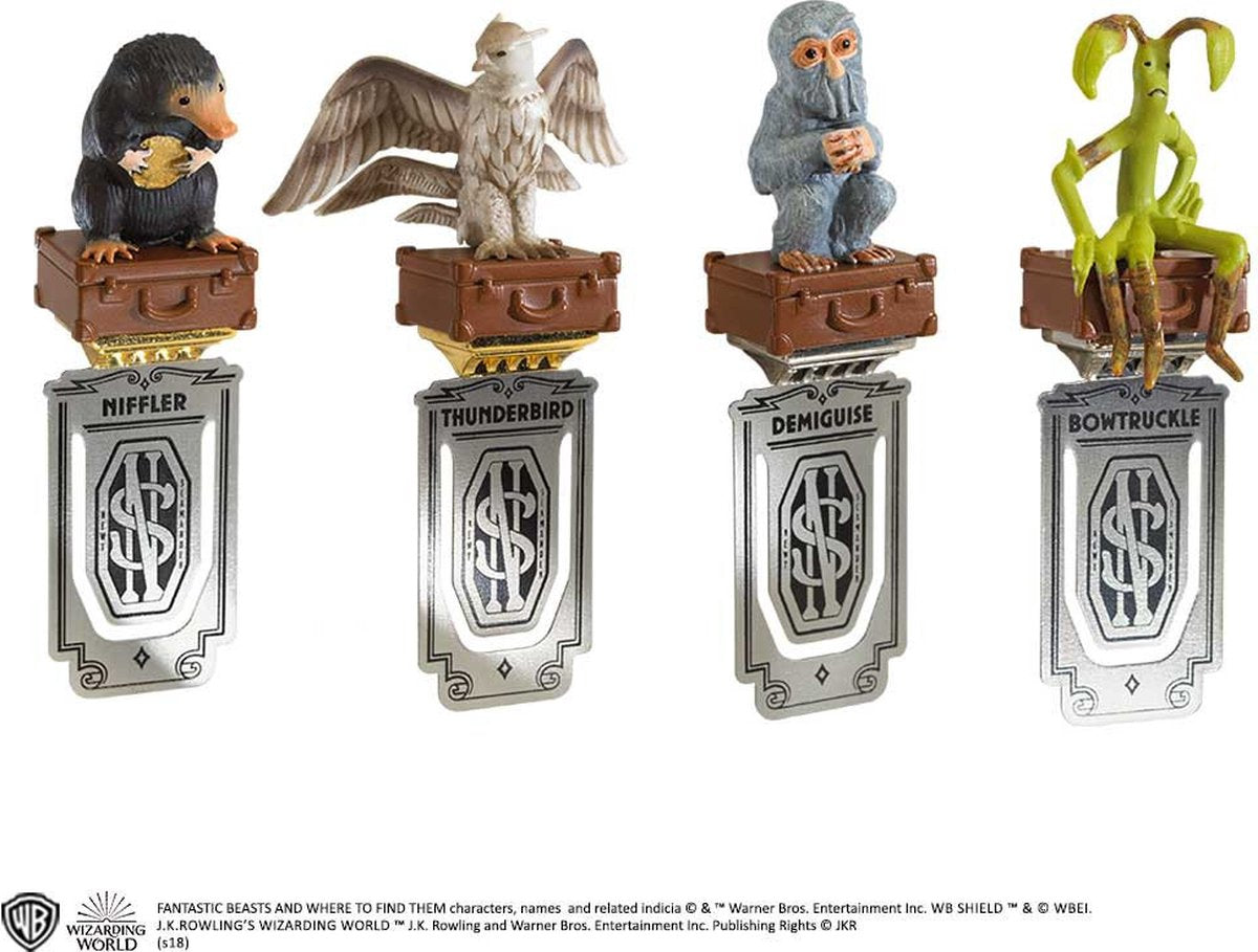 Merkloos sans marque harry potter: fantastic beasts collector bookmark set
