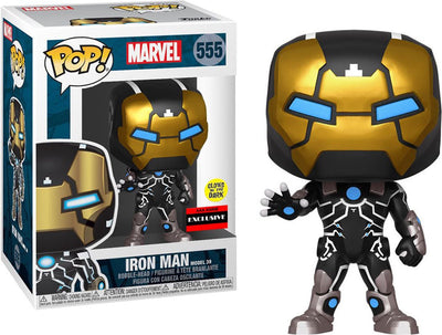 Funko! pop - exclusive - marvel: 80th iron man #555 (aaa exclusive)