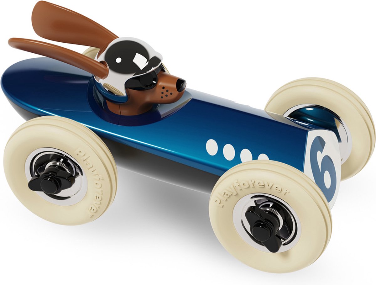 Playforever - coche de juguete - rufus bertie - azul