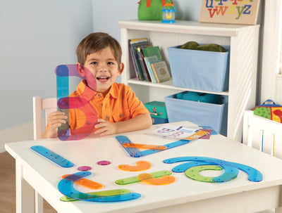 Learning resources alphabet construction set educational toys multicolor. - 3+