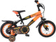 Bicicletta per bambini Volare Strike - ragazzi - 12 pollici - nero arancione - due freni a mano