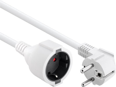 Bachmann 341.281 cable alargador de alimentación 16 a blanco 15,00 m h05vv-f 3g 1,5 mm²