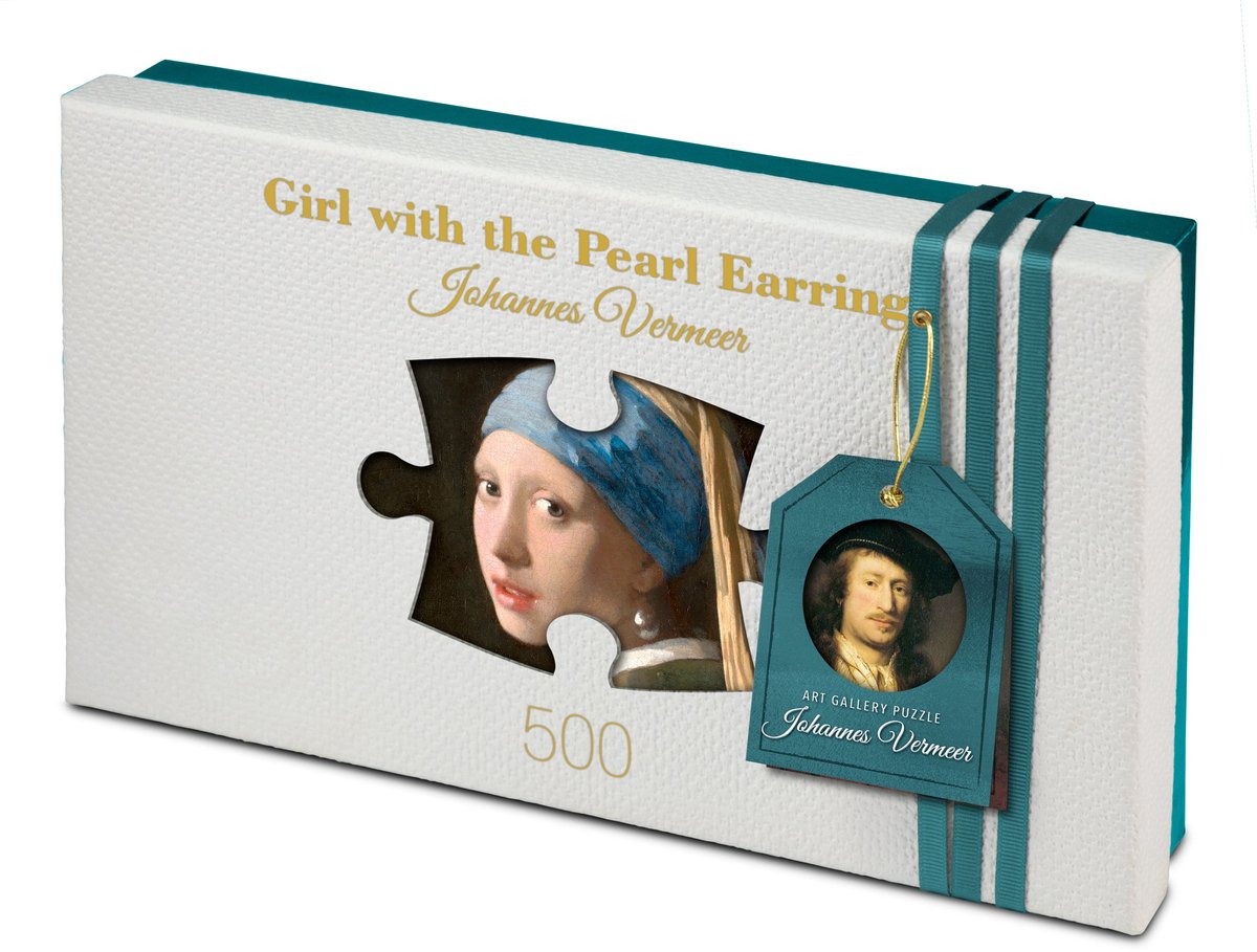 Tucker's fun factory art gallery - girl with the pearl earring girl with the pearl earring - johannes vermeer - jigsaw puzzles 500 pieces