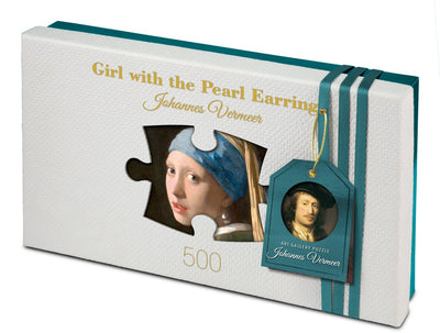 Tucker's fun factory art gallery - girl with the pearl earring girl with the pearl earring - johannes vermeer - jigsaw puzzles 500 pieces