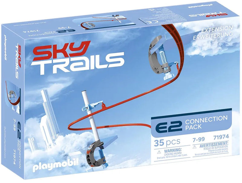 Pacchetto connessione piste celesti Playmobil - 71974 | pacchetto di espansione e connessione per edificio | crea nuovi percorsi e avventure per il tuo mondo di sky trail | per gli appassionati di azione e gli appassionati di costruzioni
