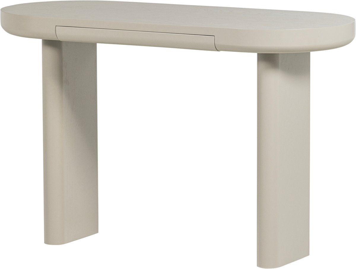 Scrivania in legno massello - impiallacciato - polvere - 75x120x50