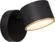 Lucide gian - aplique - LED regulable - 1x9w 2700k - negro