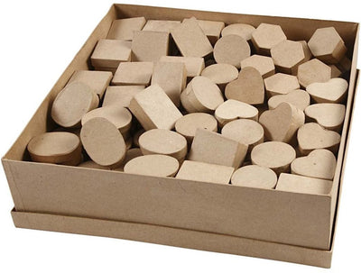 Mini cajas Creativ company, h: 3 cm, p 4-6 cm, 144 piezas 1 caja