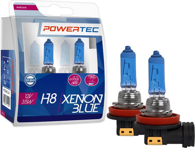 Powertec h8 12v - xenón azul - juego