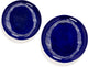 Serax - ottolenghi feast - bord m - donkerblauw wit - 22 ø - 2 stuks