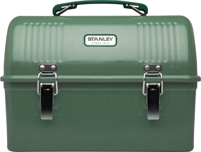 Fiambrera clásica Stanley de 9,5 l - Fiambrera de acero inoxidable con asa - Recipiente para alimentos sin BPA - También apto para botella de vacío o vaso de viaje - Verde martillo