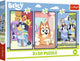 Puzzle Trefl famiglia bluey - 3x50 pezzi - fsc mix 70% puzzle.
