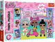 Trefl puzzle lol sorprese bambole - 100 pezzi - cartoncino colorato.