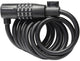 Trelock SK108 Código de bloqueo del cable espiral 180 8 mm negro