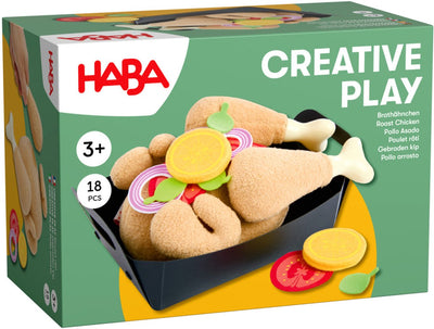 Pollo frito de juguete Haba: cocina creativa para juegos de rol.