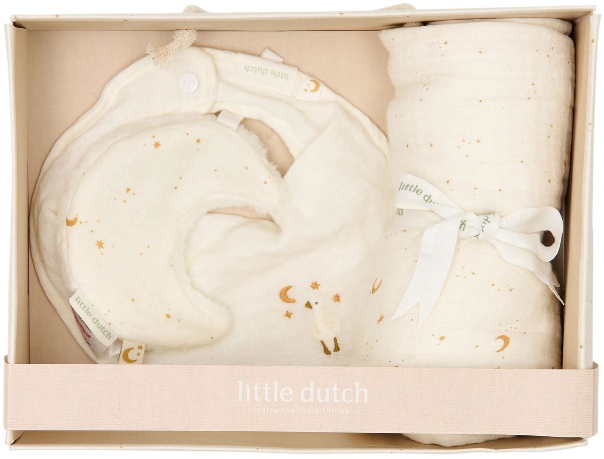 Little dutch geschenkdoos - wit - newborn naturals - little goose