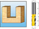 Accessori Makita fresa per scanalature hm 12mm s12 - d-10394