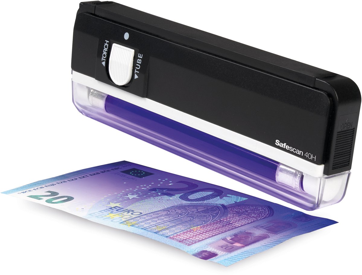 Rilevatore di denaro falso Safescan 40h portatile