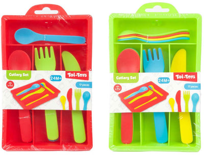 Toi-toys Case Food Posate set con Bak, 16dlg.