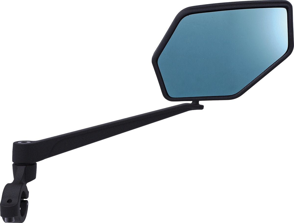 Bbb ciclismo e-view abrazadera espejo de bicicleta e-bike derecha - montaje en el manillar - espejo retrovisor - multiajustable - certificado para speed pedelec y bicicleta eléctrica - bbm-02