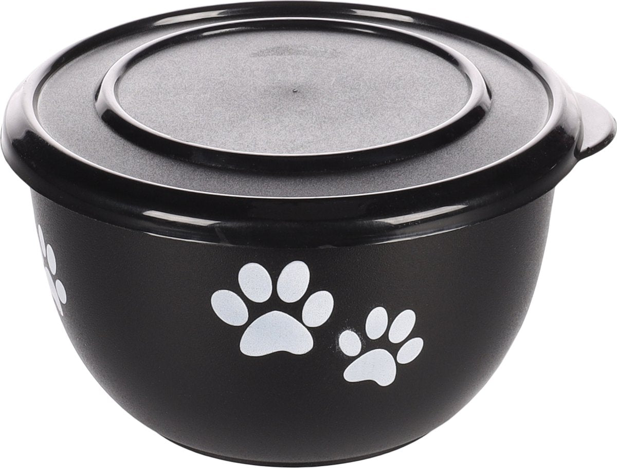 Flamingo kena con coperchio - pentola per cibo e bevande per cani - pentola per cibo con coperchio kena nero s 12,7 cm 600 ml - 1pz - 129699 - 1pz