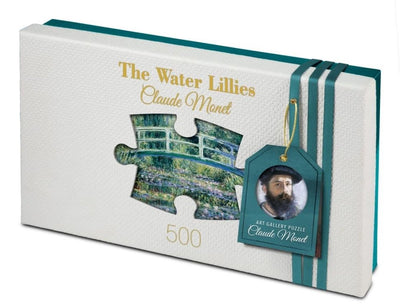 Tucker's fun factory art gallery - the japanese bridge and the water lilies the water-lily pond - claude monet - jigsaw puzzles 500 pieces
