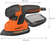 Black+decker 55w mouse™. klittenband voor papierbevestiging. stofopvangsysteem - ka2000-qs