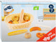 Cesta de pan de plástico de pie pequeño con pan de pan, 12dlg.