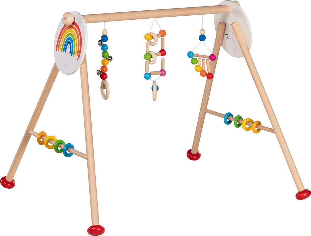 Gimnasio para bebés Goki - arcoiris