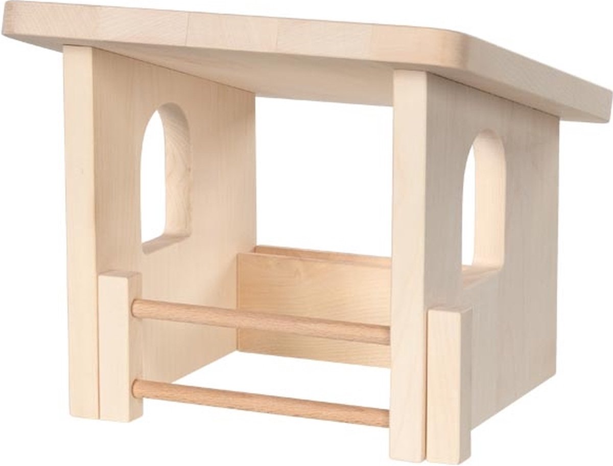 Holztiger houten speelgoed - opvang voor dieren - 26,1x26x22,5cm - handgemaakt
