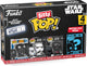 Funko star wars - bitty pop! 4-pack darth vader 2,5 cm verzamelfiguur - multicolours