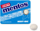 Mentos gum mighty mint - kauwgom - blister - suikervrij - 1x12stuks