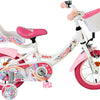 Bicicleta infantil Volare Unicorn - niña - 12 pulgadas - blanca