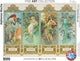 Eurographics - le quattro stagioni [les quatre saisons] - alphonse maria mucha - 1000 pezzi 68×48 cm (l×a) - puzzle d'arte