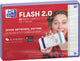 Oxford flash 2.0 - flashcards - ruled - a6 - purple border - 80 pieces