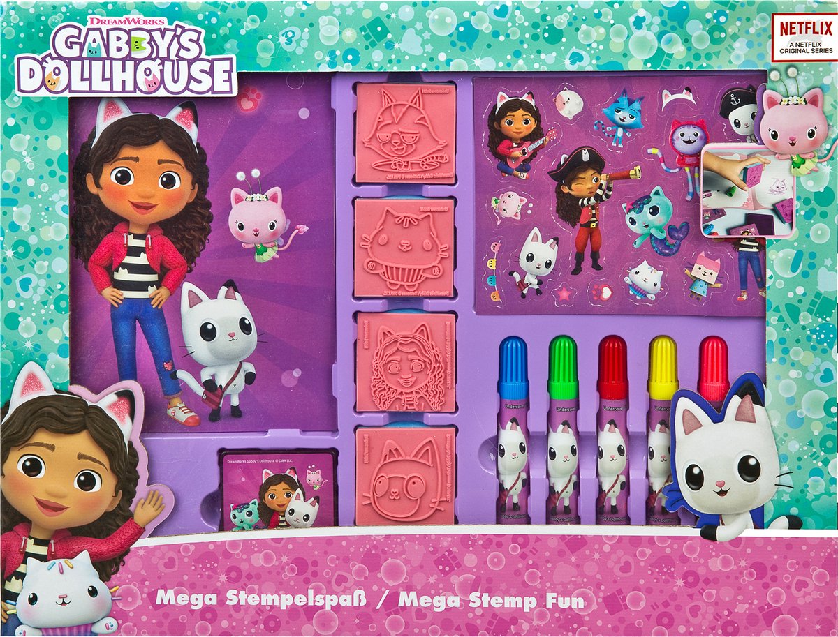 Set de sellos Mega Mega de Gabby's Dollhouse