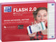 Oxford flash 2.0 - flashcards - ruled - a6 - fuchsia edge - 80 pieces
