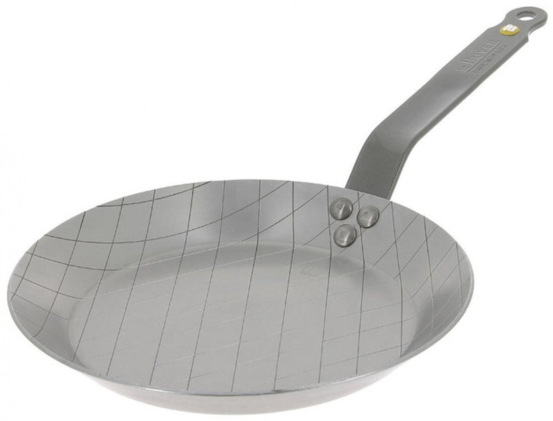 Debuyer de buyer mineral b steakpan 24 cm – plaatstalen grillpan – natuurlijk anti-aanbakeffect – geschikt voor inductie – pfas-vrij