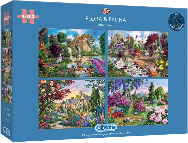 Gibsons - cottage by the brook (di dominic davison) - 636 pezzi 48×34 cm (l×a) - puzzle per adulti