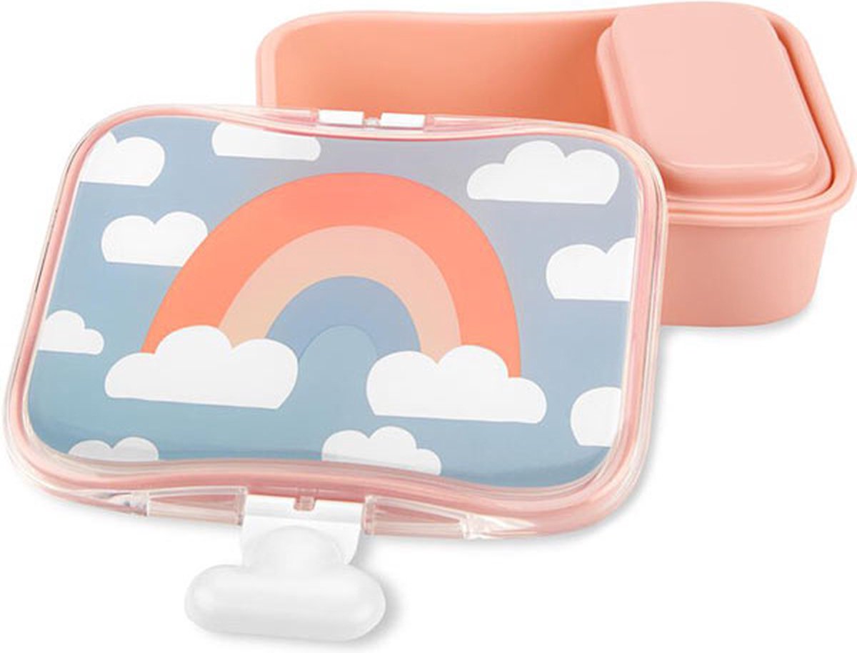 Scatola per il pranzo in stile Skip Hop Spark - Scatola per il pane arcobaleno