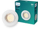Philips led philips peridot inbouwspot - gu10 fitting - wit - rond - richtbare spot