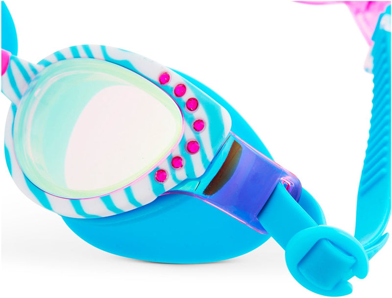 Bling2o occhialini da nuoto per bambini - Cleo - occhialini da sub - antiappannamento - protezione UV - blu