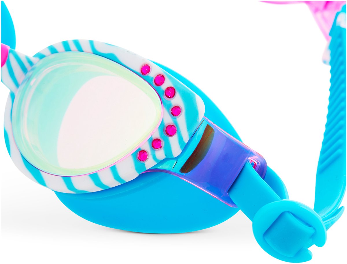 Bling2o occhialini da nuoto per bambini - Cleo - occhialini da sub - antiappannamento - protezione UV - blu