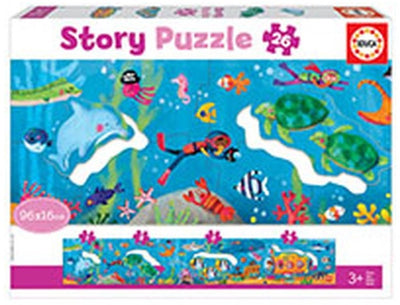 Educa - puzzle - 26 piezas - mundo submarino