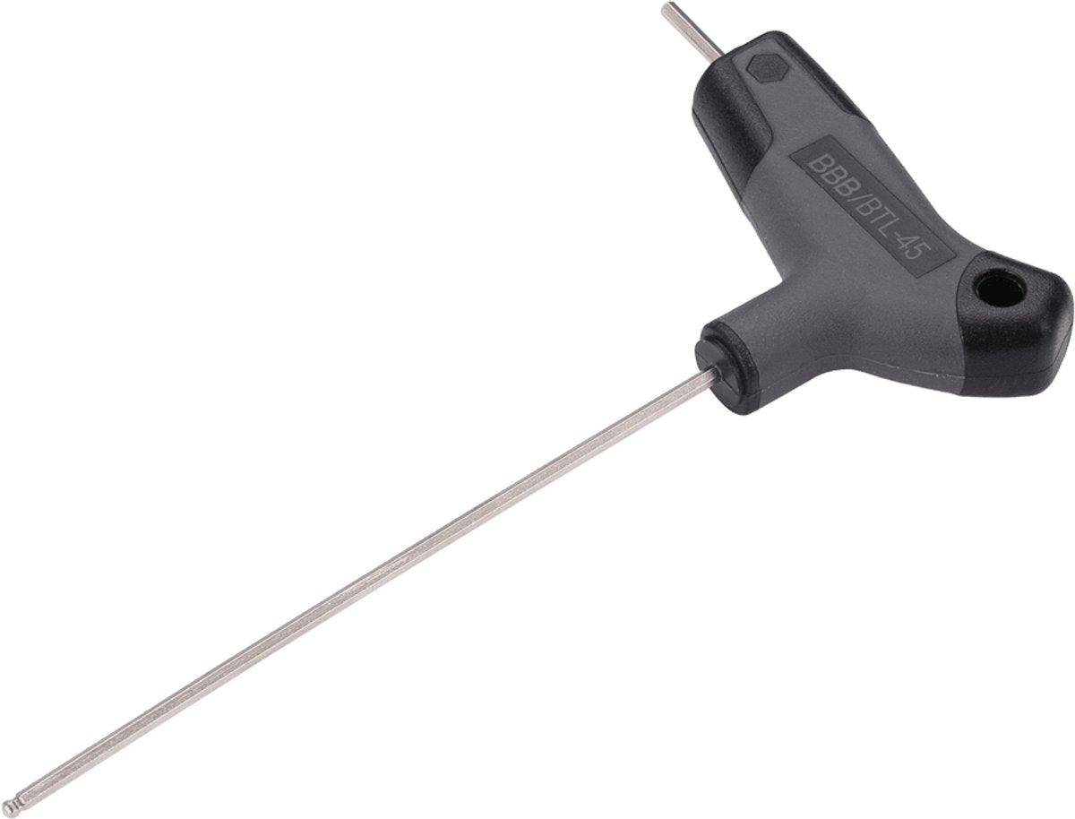 Bbb ciclismo hex-t 4 mm - llave hexagonal con mango en t - herramienta profesional para bicicleta - ergonómica - cabeza de bola - btl-45