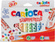 Carioca - stempelstift - superwashable - 12 stiften (= 12 kleuren en 12 stempelmotieven)