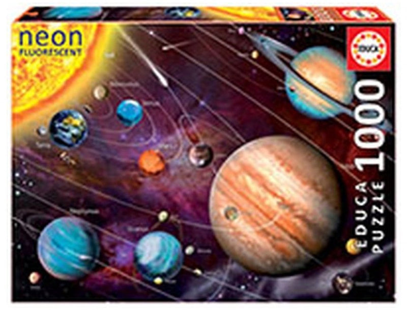 Puzzle Educa al neon - 1000 pezzi - Notte senza luce - Puzzle