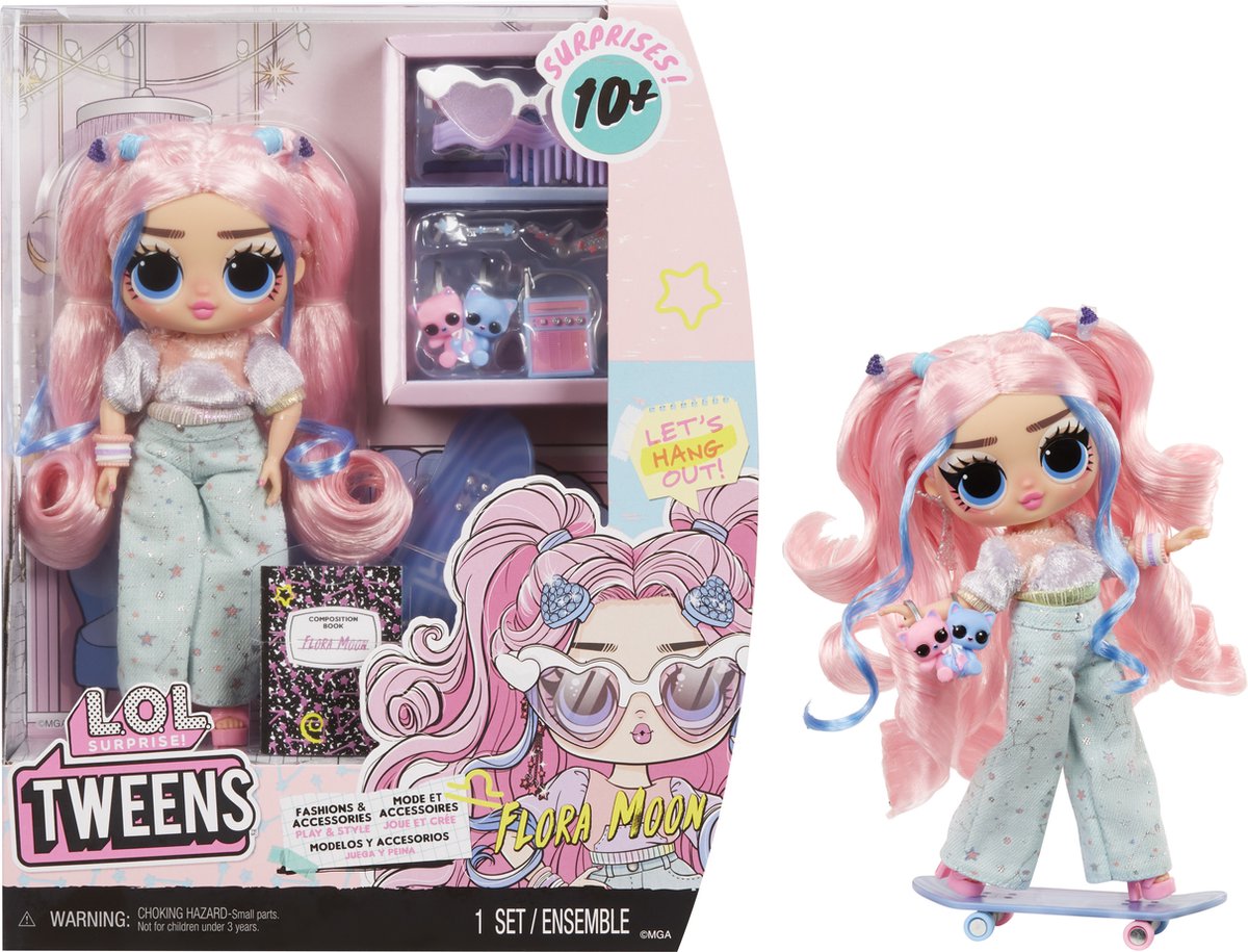 L.o.l. surprise! tweens modepop - 16,5 cm - flora moon