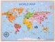 Bigjigs Wooden World Map Puzzle, 35dlg.